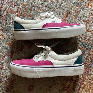 Vans Era color block platform shoes woman’s size 7.5